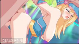 被黑魔法控制的巨乳少女 游戏王制服下疯狂高潮 